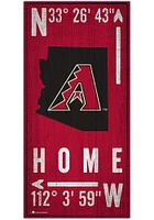 Arizona Diamondbacks Coordinate Sign