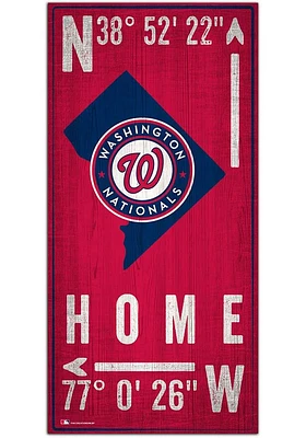 Washington Nationals Coordinate Sign