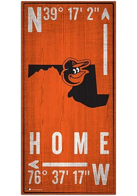 Baltimore Orioles Coordinate Sign