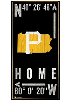 Pittsburgh Pirates Coordinate Sign