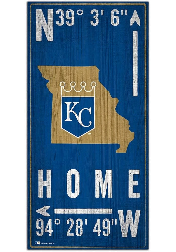 Kansas City Royals Coordinate Sign - Blue