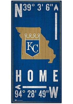 Kansas City Royals Coordinate Sign - Blue