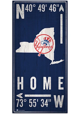 New York Yankees Coordinate Sign