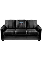 Maine Black Bears Faux Leather Sofa - Black