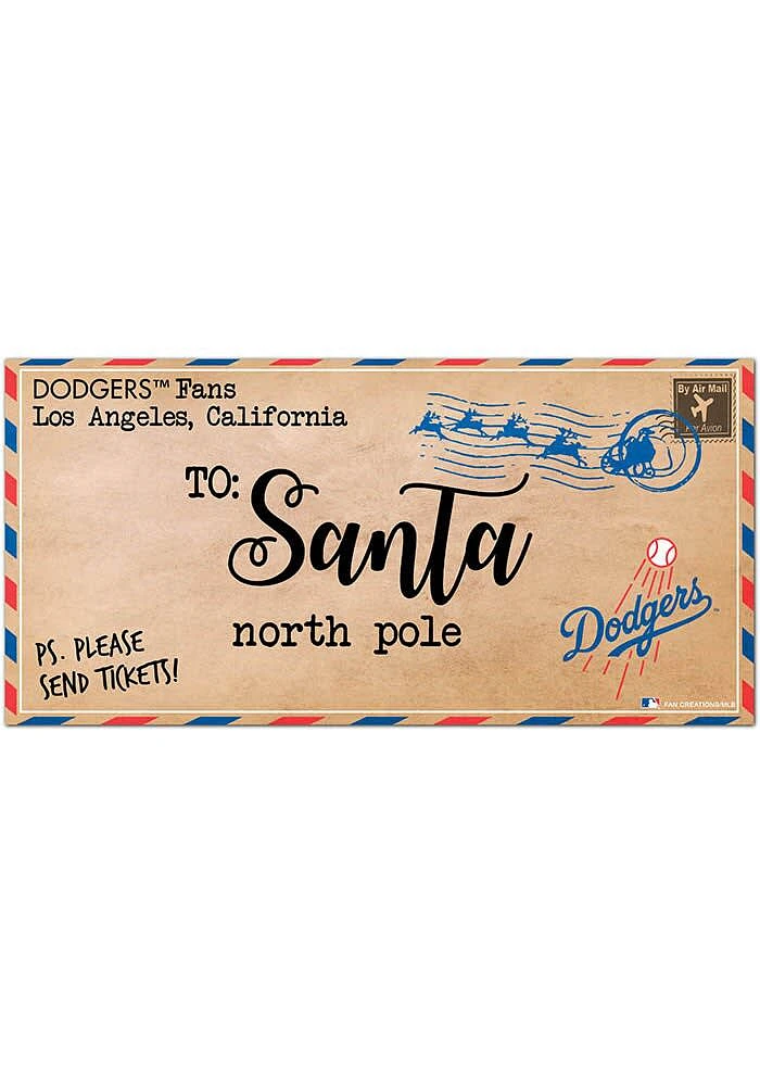 Los Angeles Dodgers To Santa Decor