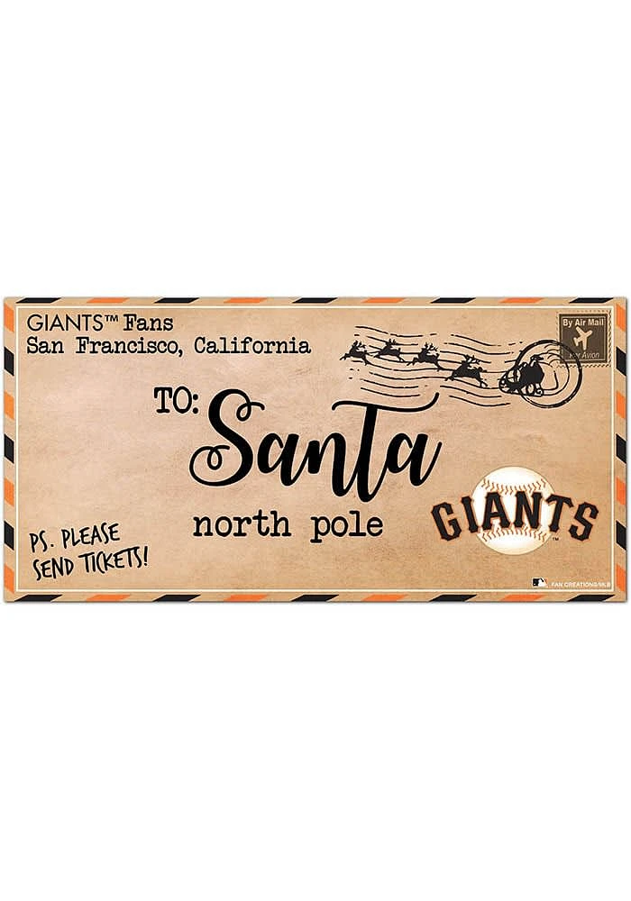 San Francisco Giants To Santa Decor