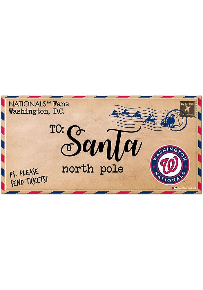 Washington Nationals To Santa Decor