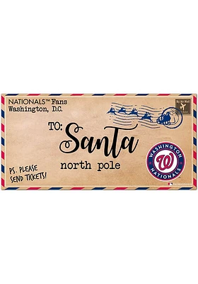 Washington Nationals To Santa Decor