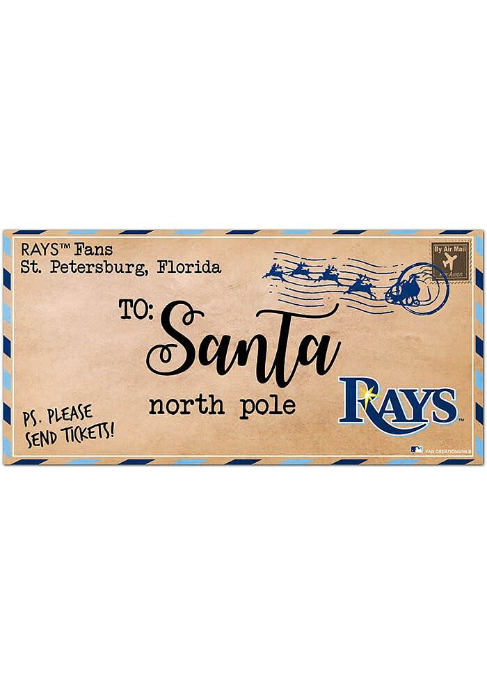 Tampa Bay Rays To Santa Decor
