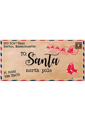 Boston Red Sox To Santa Decor
