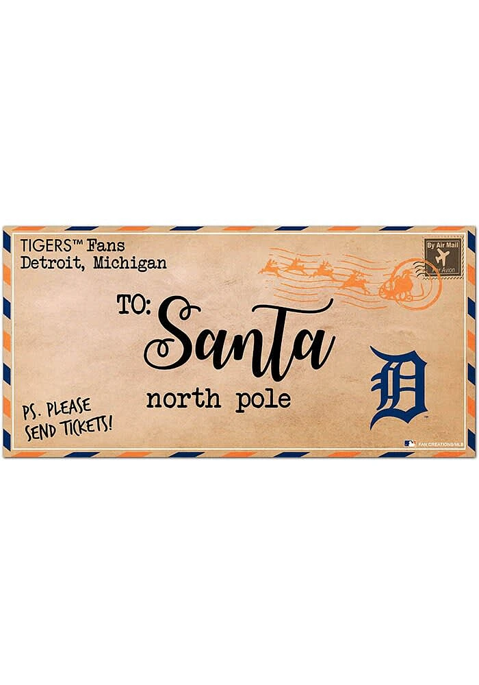 Detroit Tigers To Santa Decor