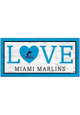 Miami Marlins Love 6x12 Sign