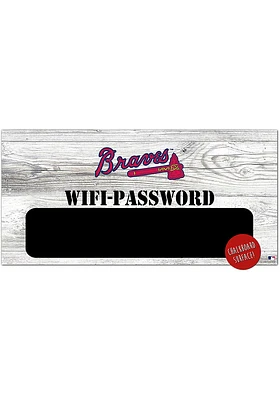 Atlanta Braves Wifi Password 6x12 Sign