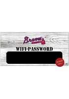 Atlanta Braves Wifi Password 6x12 Sign