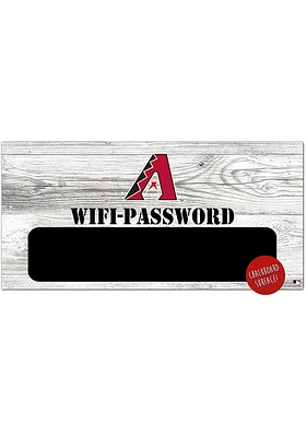 Arizona Diamondbacks Wifi Password 6x12 Sign