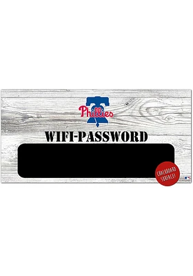 Philadelphia Phillies Wifi Password 6x12 Sign