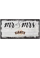 San Francisco Giants Script Mr and Mrs Sign