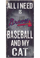 Atlanta Braves Baseball and My Cat Sign