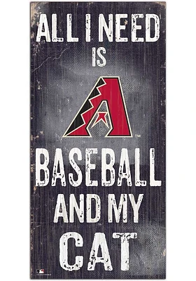 Arizona Diamondbacks Baseball and My Cat Sign