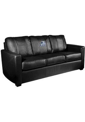 New Hampshire Wildcats Faux Leather Sofa - Black