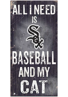 Chicago White Sox Baseball and My Cat Sign