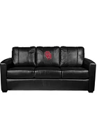 Oklahoma Sooners Faux Leather Sofa - Black