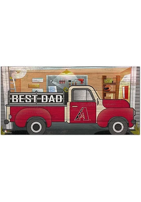 Arizona Diamondbacks Best Dad Truck Sign
