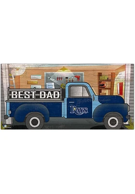 Tampa Bay Rays Best Dad Truck Sign
