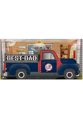 New York Yankees Best Dad Truck Sign