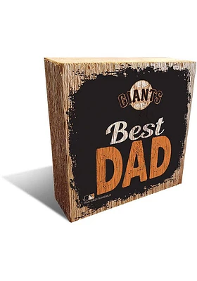 San Francisco Giants Best Dad Block Sign