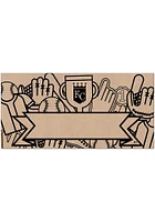 Kansas City Royals Banner Coloring Sign - Blue