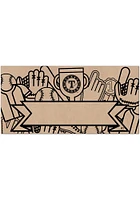 Texas Rangers Banner Coloring Sign