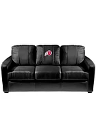 Utah Utes Faux Leather Sofa - Black