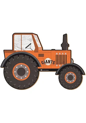 San Francisco Giants Tractor Cutout Sign