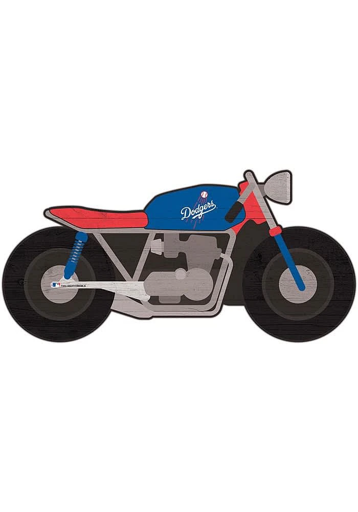 Los Angeles Dodgers Motorcycle Cutout Sign