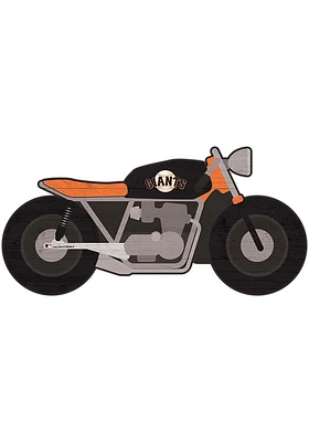 San Francisco Giants Motorcycle Cutout Sign