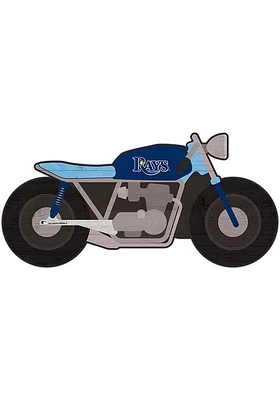 Tampa Bay Rays Motorcycle Cutout Sign