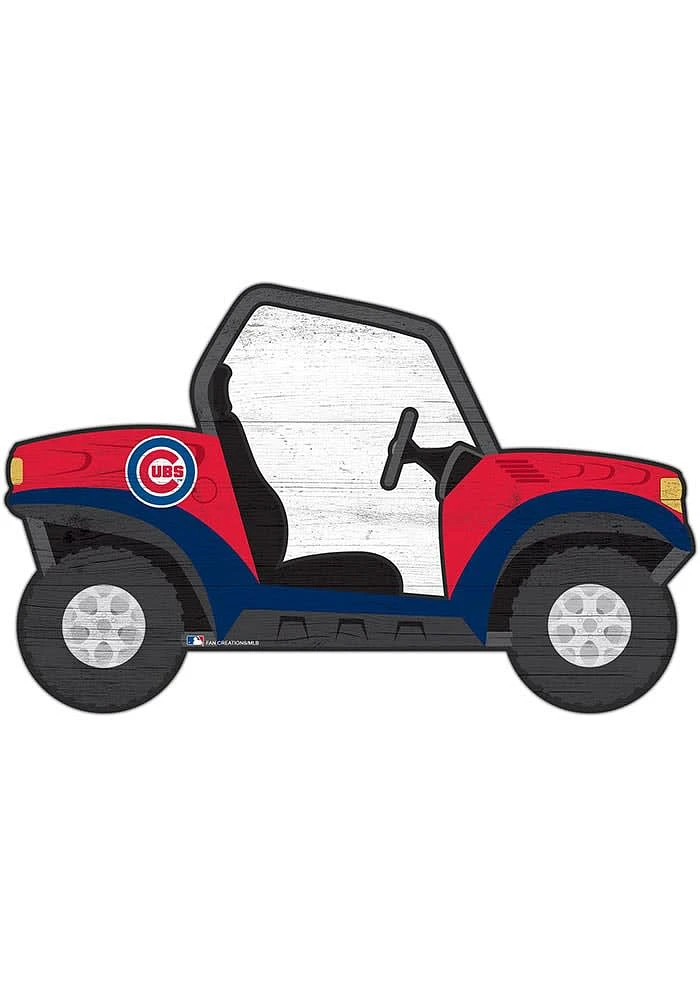 Chicago Cubs ATV Cutout Sign