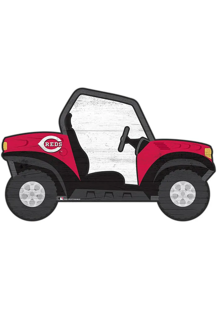 Cincinnati Reds ATV Cutout Sign