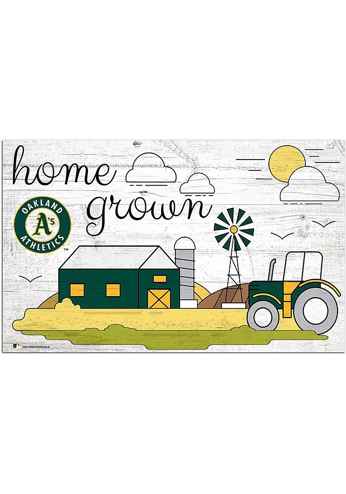Oakland Athletics Home Grown Sign