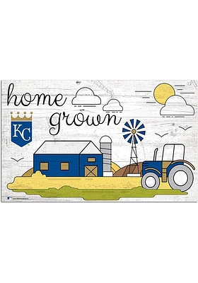Kansas City Royals Home Grown Sign - Blue
