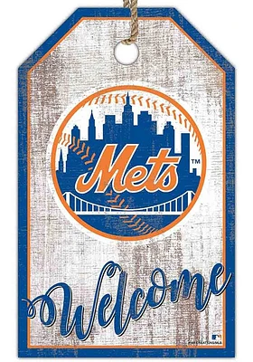 New York Mets Welcome Team Tag Sign