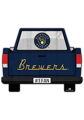 Milwaukee Brewers Truck Back Cutout Sign