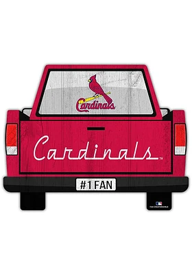 St Louis Cardinals Truck Back Cutout Sign
