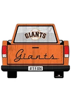 San Francisco Giants Truck Back Cutout Sign