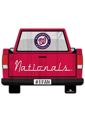 Washington Nationals Truck Back Cutout Sign