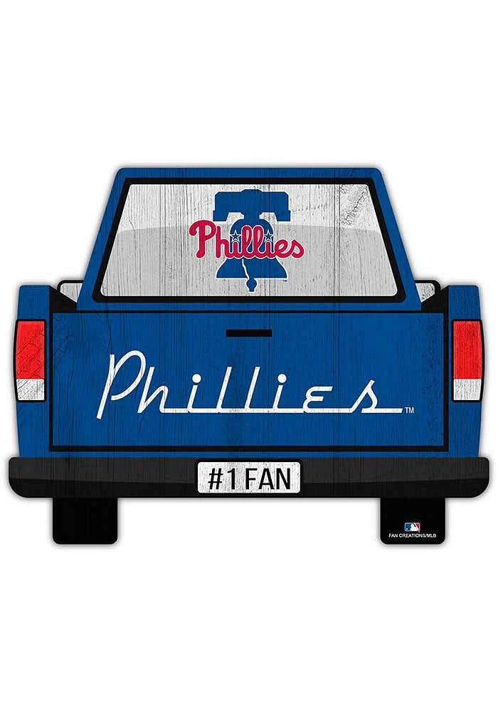 Philadelphia Phillies Truck Back Cutout Sign