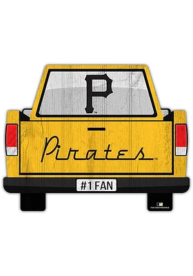 Pittsburgh Pirates Truck Back Cutout Sign