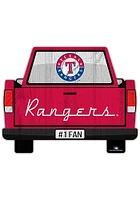 Texas Rangers Truck Back Cutout Sign
