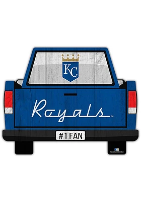 Kansas City Royals Truck Back Cutout Sign - Blue
